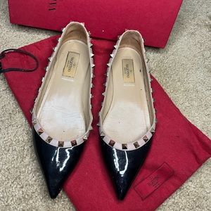 Valentino flats size 37. 5